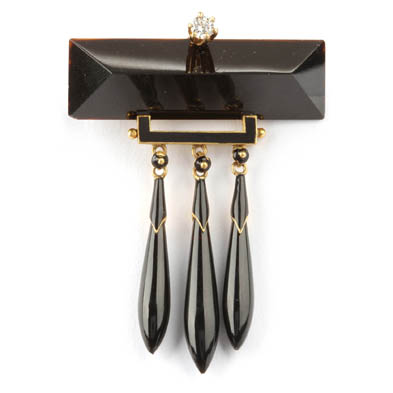 onyx-and-diamond-brooch