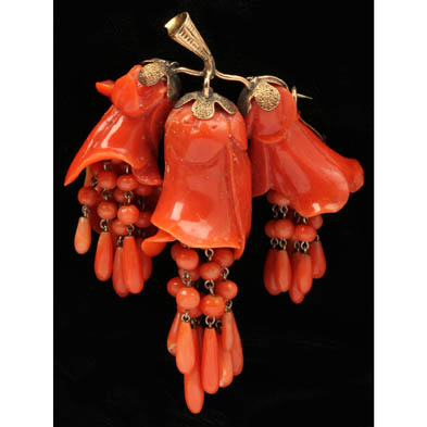 antique-carved-red-coral-brooch