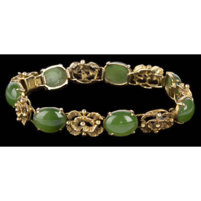 vintage-14kt-gold-and-jade-bracelet