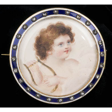 georgian-enamel-and-diamond-portrait-brooch