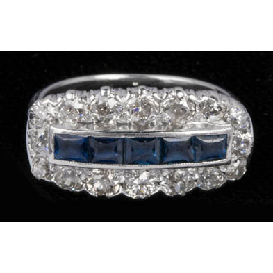 edwardian-platinum-diamond-and-sapphire-ring