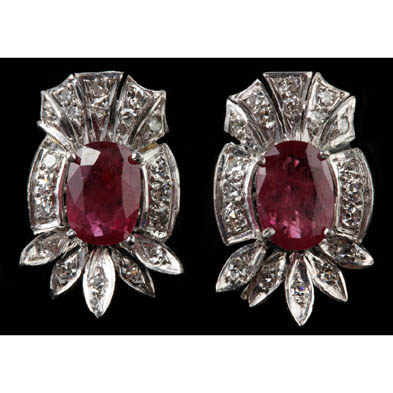 14kt-white-gold-ruby-and-diamond-ear-clips