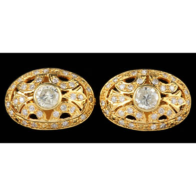 18kt-yellow-gold-and-diamond-ear-clips