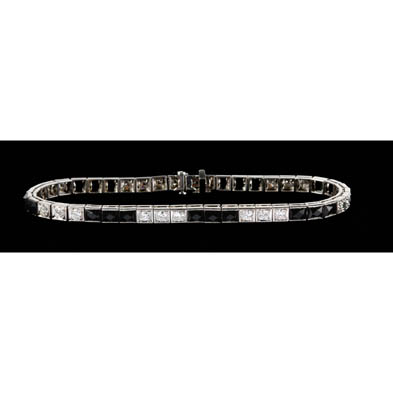 art-deco-platinum-and-diamond-bracelet