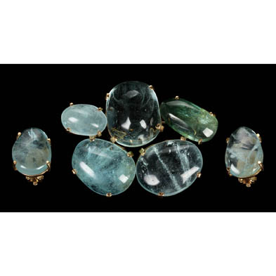 14kt-aquamarine-brooch-and-ear-clips