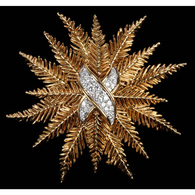 gold-platinum-and-diamond-brooch-signed