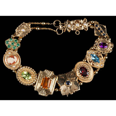 14kt-gold-and-gem-slide-bracelet