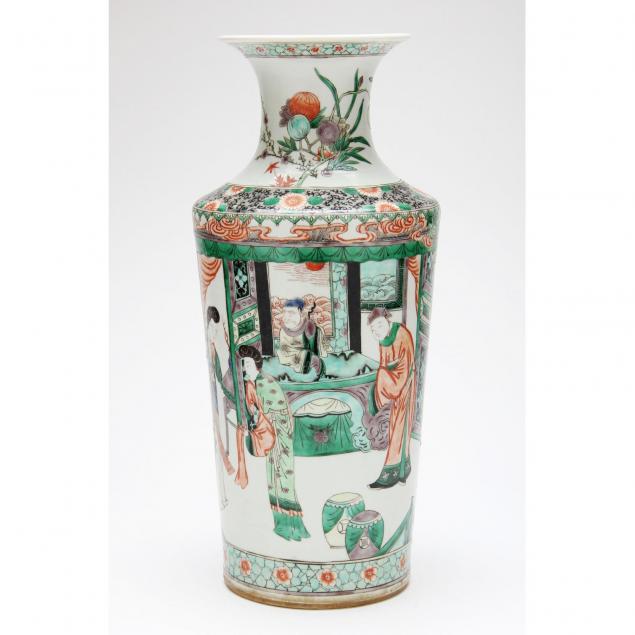 chinese-famille-verte-tall-vase