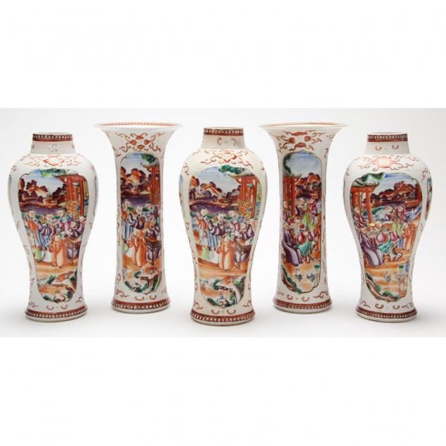 chinese-export-porcelain-garniture-set