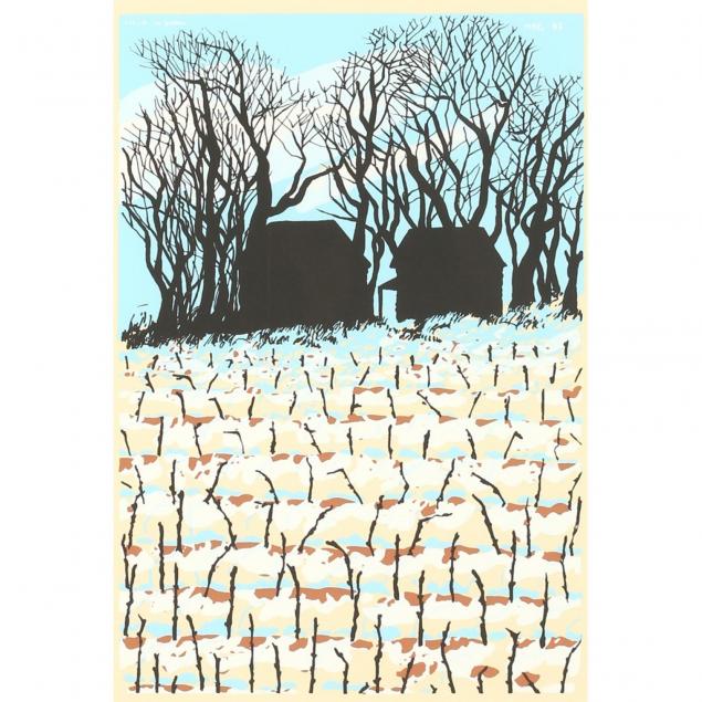 maud-gatewood-nc-1934-2004-field-in-snow