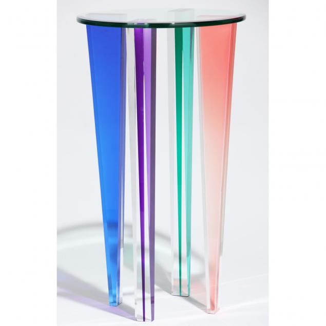custom-lucite-and-glass-tall-cocktail-table