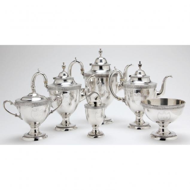 grecian-revival-coin-silver-tea-coffee-service