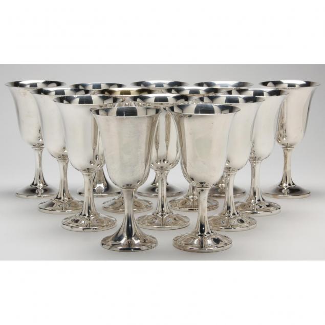 assembled-set-of-14-american-sterling-goblets