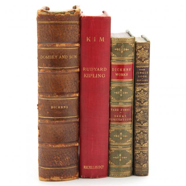 dickens-and-kipling-novels-two-being-first-edition