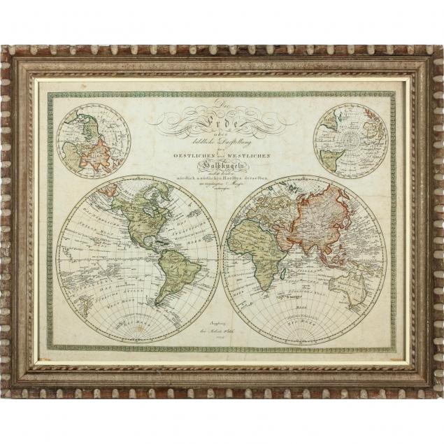 early-19th-century-german-world-map