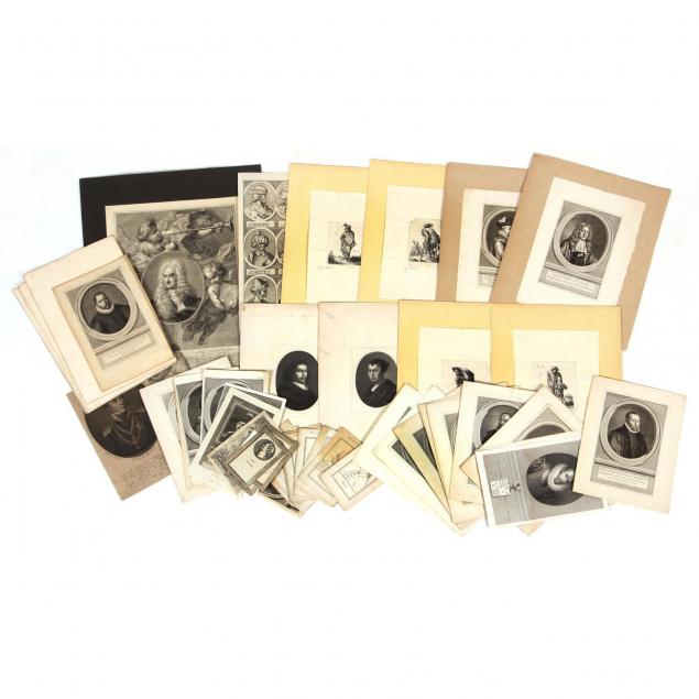 group-of-50-engravings-17th-early-19th-century