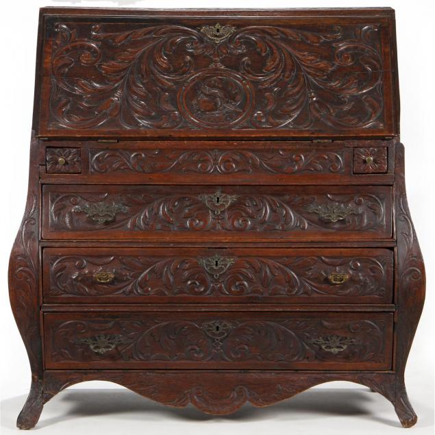 continental-carved-slant-front-desk