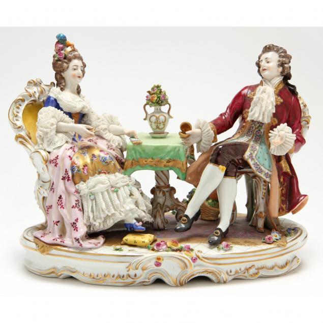 volkstedt-porcelain-figural-group