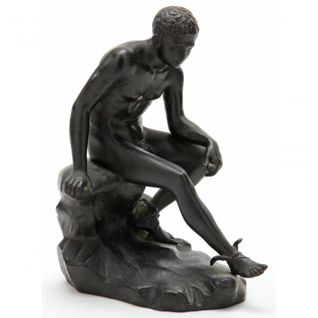 grand-tour-seated-mercury-bronze-statuette