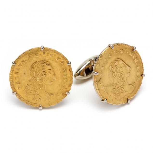 sicilian-18th-century-gold-coin-cufflinks-bulgari
