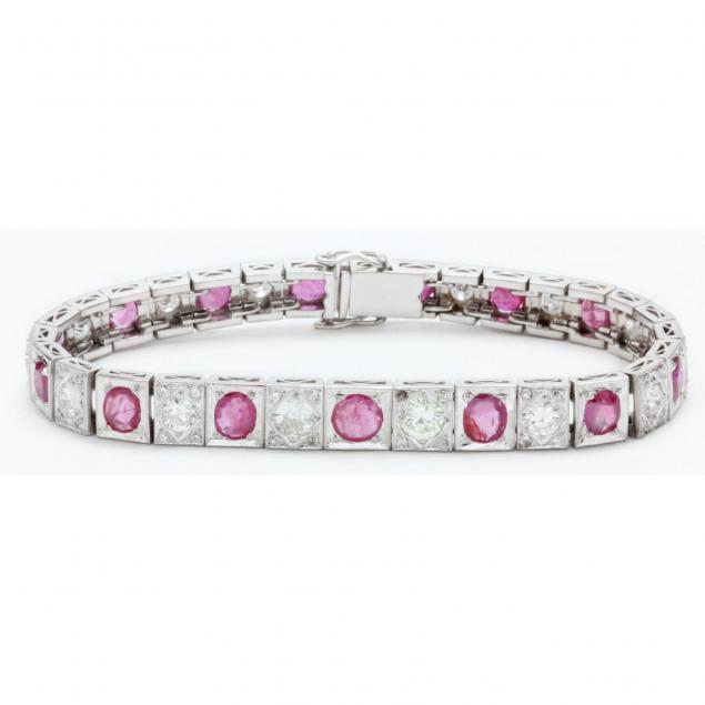 vintage-ruby-and-diamond-bracelet