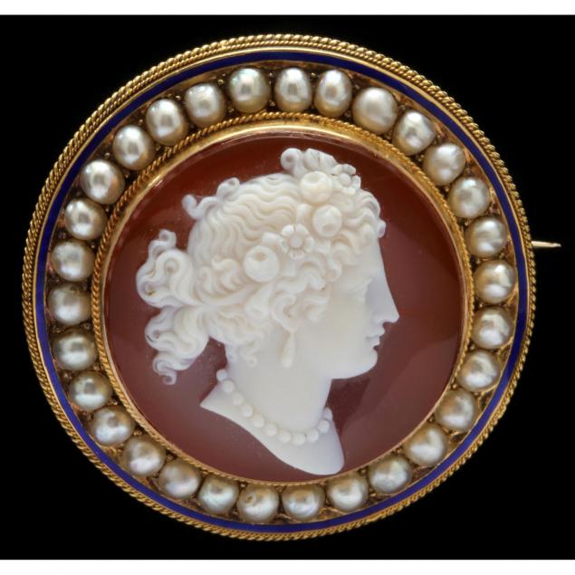 carved-carnelian-pearl-and-enamel-cameo