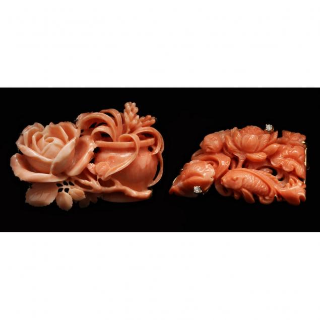 two-victorian-carved-coral-brooches