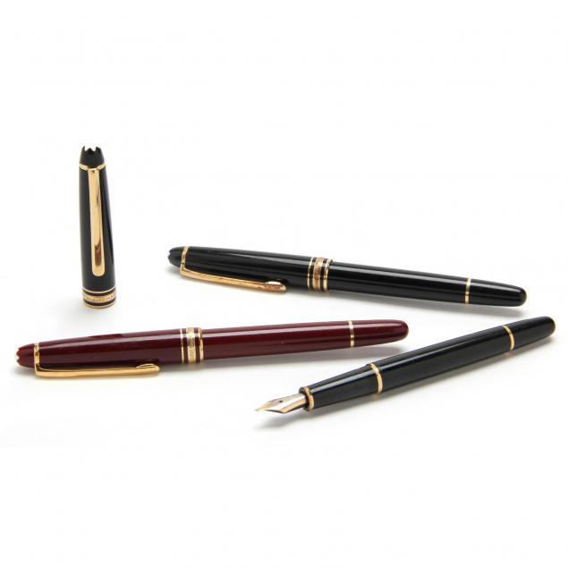 three-vintage-montblanc-meisterstuck-pens