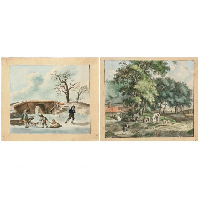 two-18th-century-watercolors