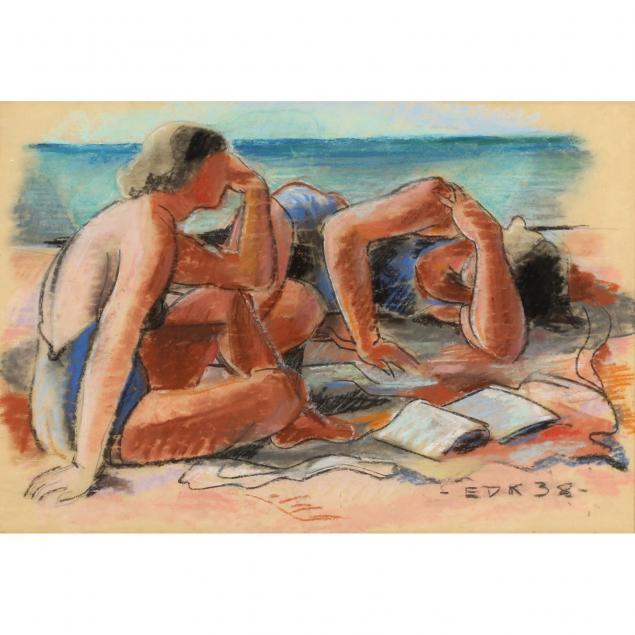 edmund-kinzinger-1888-1963-sea-bathers