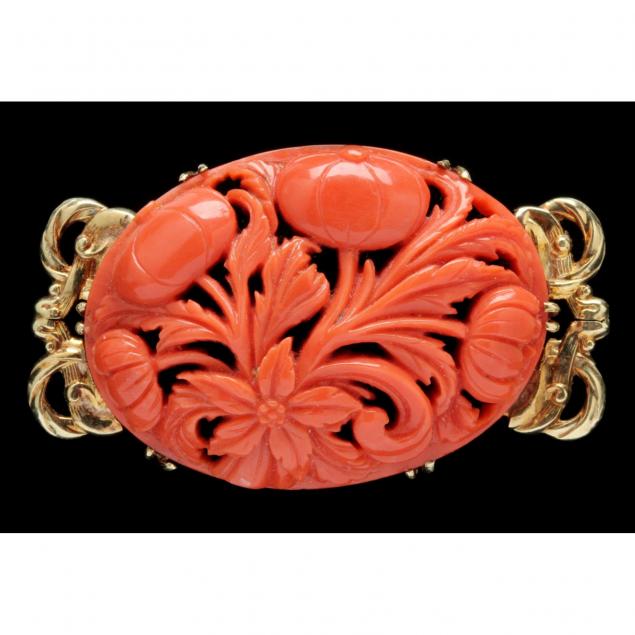 carved-coral-brooch