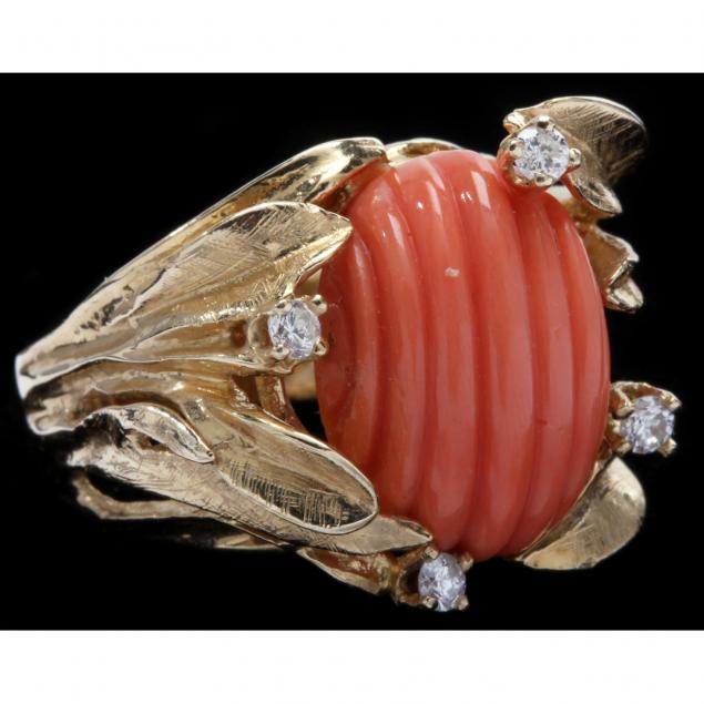 coral-and-diamond-ring