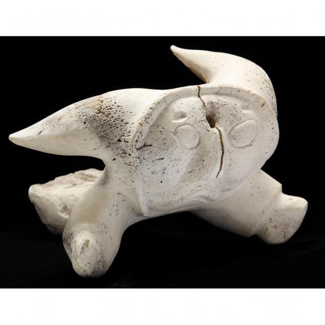 inuit-carved-whalebone-sculpture