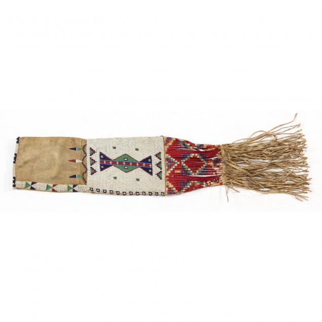 sioux-beaded-and-fringed-hide-tobacco-bag