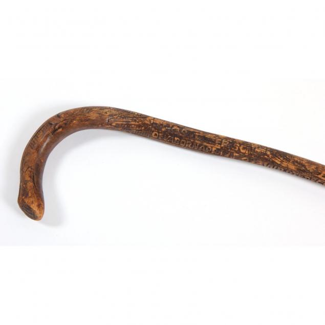 thomas-jefferson-craddock-folk-art-walking-stick