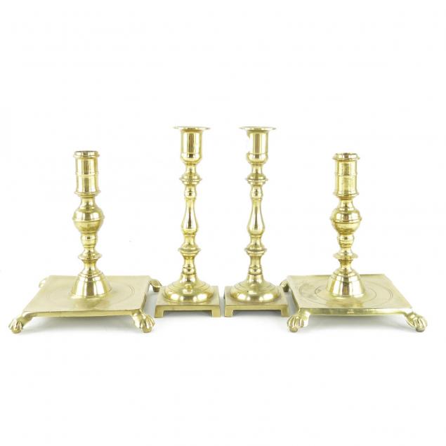 two-pairs-of-brass-candlesticks