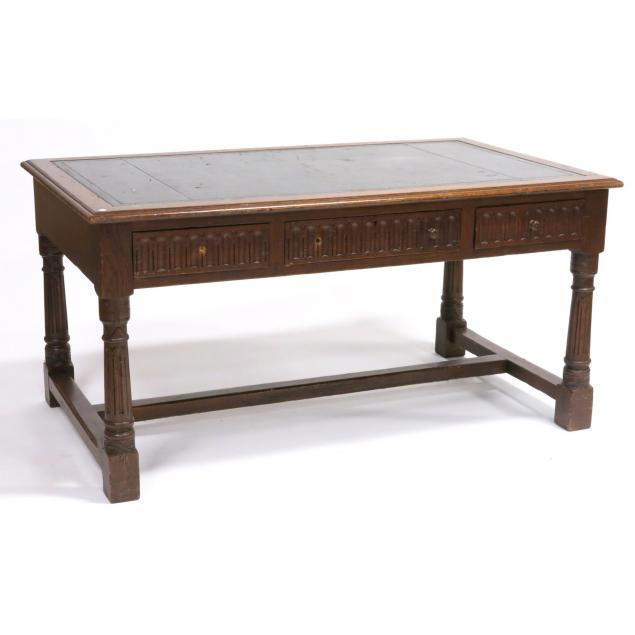 english-oak-library-table