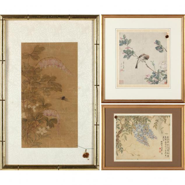 three-chinese-album-paintings