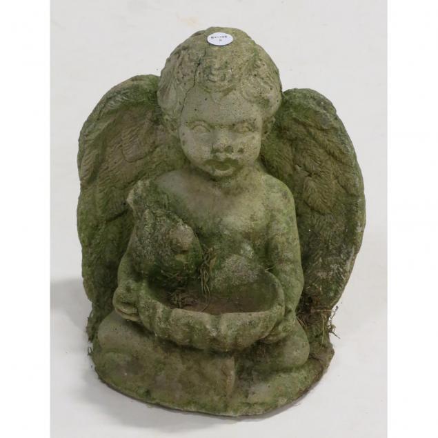 garden-statue-of-a-cherub