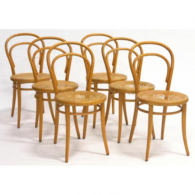 set-of-six-bentwood-dining-chairs