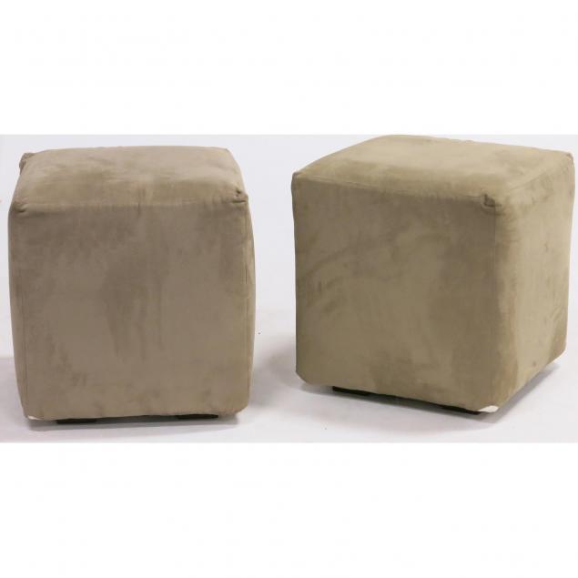pair-of-suede-cube-ottomans