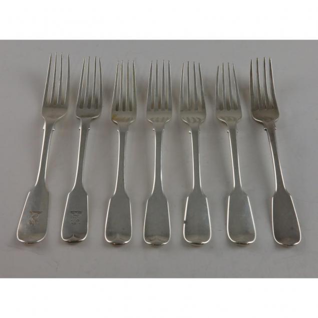 seven-english-sterling-silver-forks