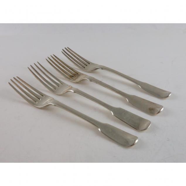 four-english-sterling-silver-forks