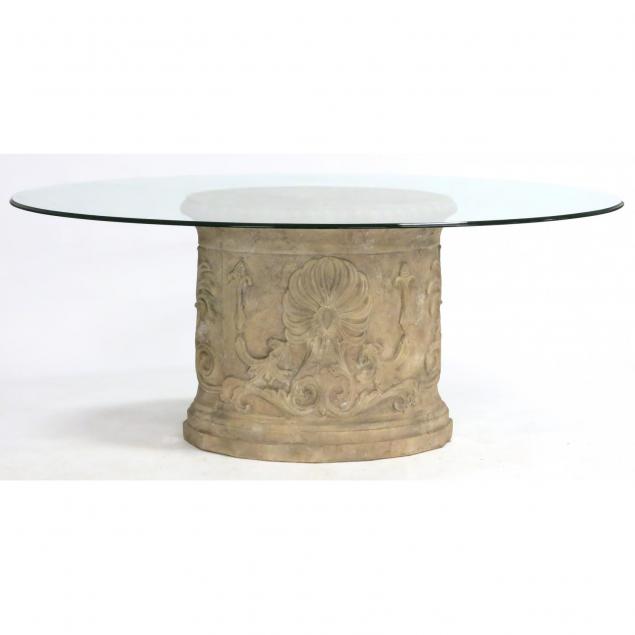 decorator-concrete-and-glass-pedestal-table