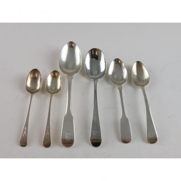 six-english-sterling-silver-spoons