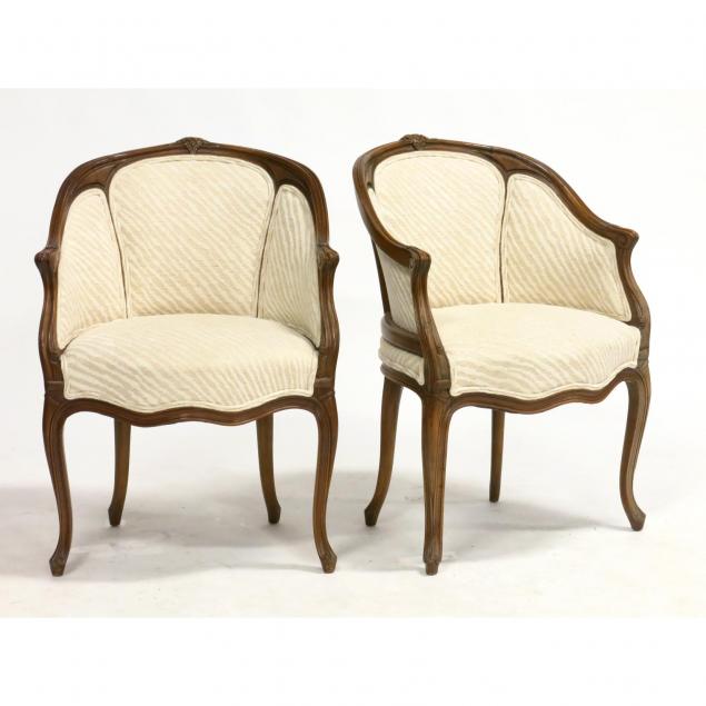 pair-of-barrel-back-french-provincial-arm-chairs