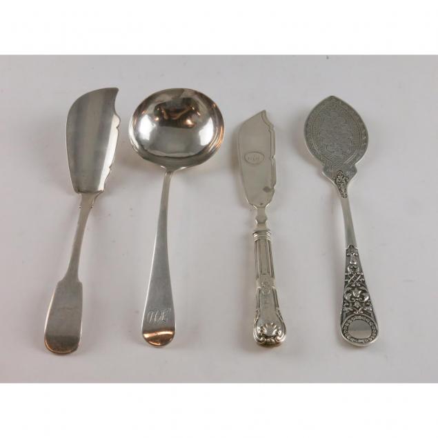 four-sterling-silver-servers
