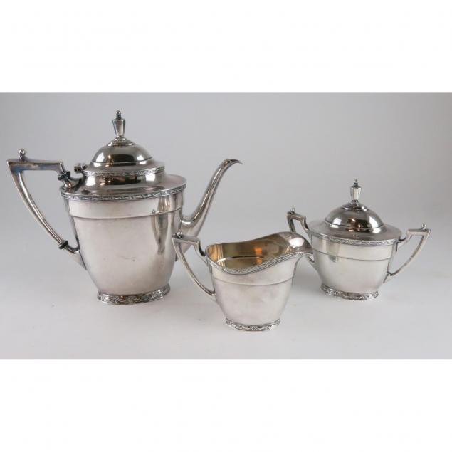 andover-silver-plate-three-piece-tea-set-w-covered-breakfast-dish