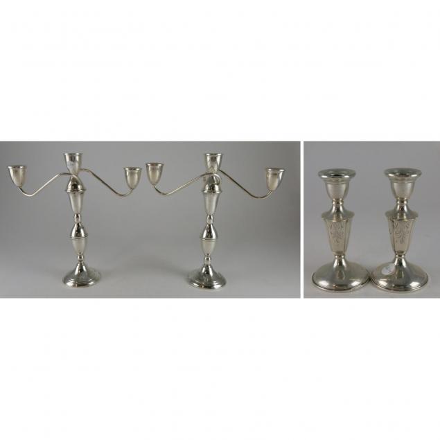 two-pair-of-weighted-sterling-candlesticks