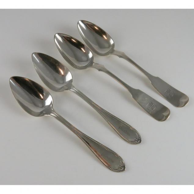 two-pairs-of-coin-silver-serving-spoons